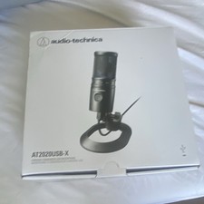 Audio-Technica AT2020USB-X USB Condenser Mic Cardioid Desk Stand, Black picture