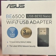 New ASUS BE6500 USB-BE92 Nano WiFi7 USB Adapter USB-BE92 NANO  picture