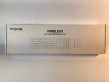 Wisfox Wireless Keyboard & Mouse Mint Green Color NEW picture