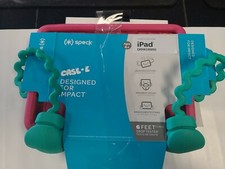 Speck Products Case E iPad Case and Stand  Punch Red Spearmint Green picture
