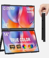 G-STORY GS140N2 Dual Screen Portable Monitor Laptop Extender Open Box picture