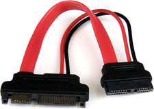 6In Slimline SATA to SATA Adapter with Power - Slim SATA (F) To picture