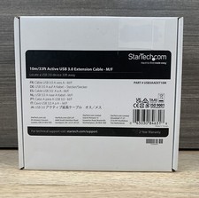 StarTech USB3AAEXT10M USB 3.0 Active Extension Cable 10m Black New picture