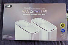 ASUS ZenWiFi AX6600 XT8 Tri-Band Mesh WiFi 6 System 2-Pack White picture