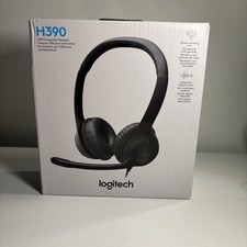 Logitech H390 Over-Head Comfort USB Headset w/ Noise-Canceling Microphone New picture