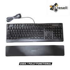 SteelSeries Apex 3 Full Size Wired Membrane Whisper Quiet Switch Gaming Keyboard picture