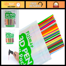 300 PCS 3D Pen Filament Refills - 10 Colors PCL Low Temp 2.5mm Eco-Friendly 3D P picture