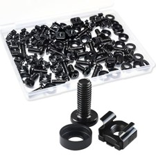 10 Pack M6 X 16Mm Rack Mount Cage Nuts, Cage Nuts and Screws, Rack Mount Screws picture