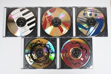 (5) Blank TDK Certified Plus CD-R Surf & Music Design Series Printed Discs picture