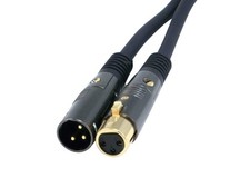 Monoprice XLR Male to Female Cable - Gold Plated, 3ft, Copper, picture