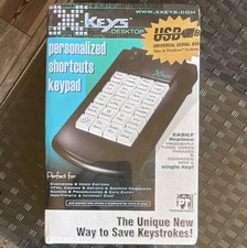 X-Keys XD-293 20-Key USB Programmable Shortcuts Keypad, Black, Labels picture