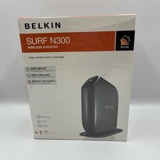 Belkin SURF N300 Wireless N Router WiFi 300Mbps Home Network Router New Sealed picture
