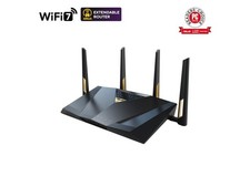 ASUS RT-BE88U Dual-band WiFi 7 AiMesh Extendable Performance Router, 4K-QAM, picture
