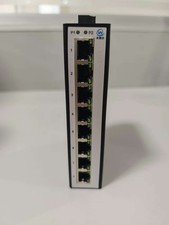 Industrial 8-Port Fast Ethernet DIN-Rail Switch 10/100Mbps Unmanaged DC 12–48V picture