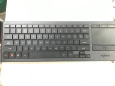 Logitech K830 Wireless Illuminated Keyboard w/ Touchpad Black without dongle picture