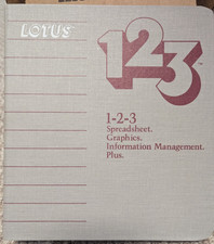 LOTUS 1-2-3 RELEASE 1A OWNERS MANUAL DISKETTES NOT INCLUDED picture