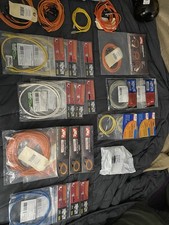 Fiber Optic Cables 19 Packages + Four Random other Cables NEW in package picture