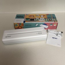 HPRT MT810 Bluetooth Wireless Portable Thermal Inkless Compact Printer, White picture