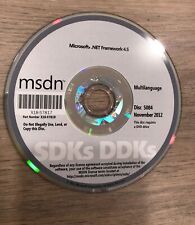 Microsoft Windows .NET Framework 4.5 SDK DDK MSDN CD - Nov 2012 disc 5084 picture