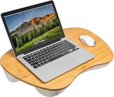 XL Bamboo Lap Desk - Natural Fits 17.3