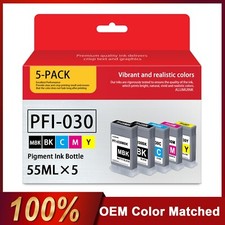 Compatible PFI-030 Ink Cartridges 55ml (5Pcs) for Canon TA-20 TA-30 picture