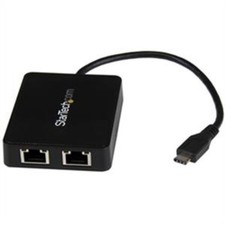StarTech US1GC301AU2R Startec Ac Usb-C To Dual Gigabit Ethernet Adapter W picture