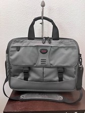 Tumi T-TECH Classic 564PW Gray Nylon Messenger shoulder Laptop Bag VGUC  picture