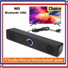 Stereo Bass Sound Computer Speakers 3.5mm USB Wired Soundbar for Desktop Laptop picture