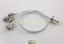 UHF Female Bulkhead SO239 to 1X Male PL259 3X BNC MALE Combiner RG178 RF CABLE picture