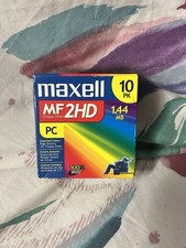 Maxell 9 Count Color MF 2HD 1.44 MB PC 3.5 Inch High Density Floppy Disks picture