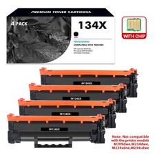 [ New Chip] 1-4PK W1340X Toner fit for HP 134X LaserJet M209dw M234sdn M234sdw picture