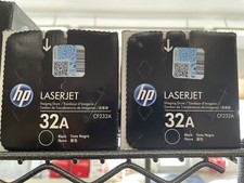 HP 32A Original {SEALED} NewLaserJet Toners ~23,000 pages each, CF232A 2pack New picture