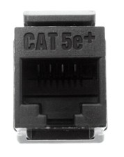 Legrand ON-Q WP3450-BK Keystone Connector CAT5E RJ45 Black Insert 20 Piece Set picture