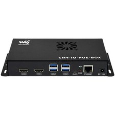 CM4-IO-POE-BOX PoE Mini Computer Mini PC w/ Case Cooling Fan For Raspberry Pi picture