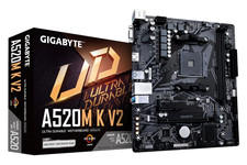 Gigabyte A520M K V2 Motherboard AMD A520 AM4 MATX DDR4 Black picture