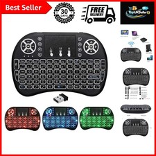 2.4G Mini Wireless Keyboard with Touchpad Mouse, Upgraded Multi BRG Backlight... picture