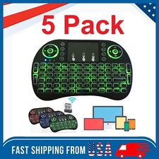 5 x Mini 3 Backlit i8 2.4GHz Wireless Keyboard for Respberry LG TV Box Android picture