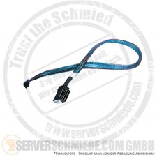 Dell 60cm R740xd LFF PERC H750 H350 SAS Cable 1x SFF-8654 to 2x SFF-8643 0FN8DG picture