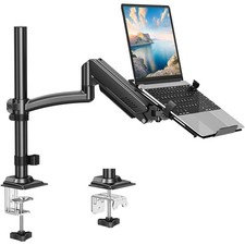 Laptop Arm Desk Mount, Single Monitor Stand with VESA Laptop Tray, Adjustable... picture