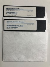 Personal Finance Services / AppleWorks Utilities /  Apple II Home Computers picture