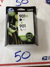 Genuine HP 901 XL Black, 901 Tri Color Ink Cartridge  picture
