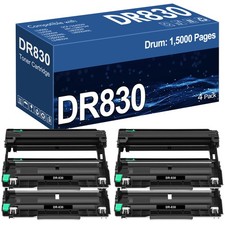 1-4PK DR830 Drum Unit for Brother TN830 MFC-L2900DW HL-L2865DW HL-L2465DW L2400D picture