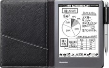 Sharp Electronic Notebook Memo Pad WG-S50 Black Business Supplies Genuine picture