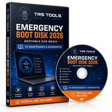 Emergency Boot Disk 2026 Bootable DVD PC Maintenance Diagnostics Physical Media picture