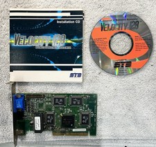 STB Velocity 128 AGP NVIDIA RIVA 128 4MB SGRAM Video Card + Manual & Driver CD picture