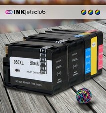5 PK HP 950XL & 951XL Black, C,Y,M, INKjetsclub Compatible Ink Cartridge picture