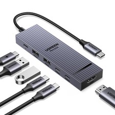 UGREEN Revodok Pro USB-C Hub 6 in 1 10Gbps USB C 3.2 & USB-A 3.2 4K 60Hz HDMI... picture