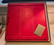 Levenger Laptop Pad Red Leather picture