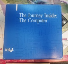 Intel Journey Inside: The Computer Chip Kit With Uncut Silicon Wafer 1997 picture