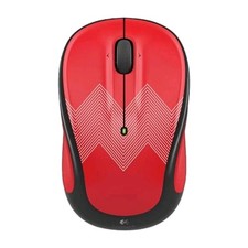 Logitech M325c Wireless Mouse Red ZigZag New Sealed Optical Mac Windows Chrome picture